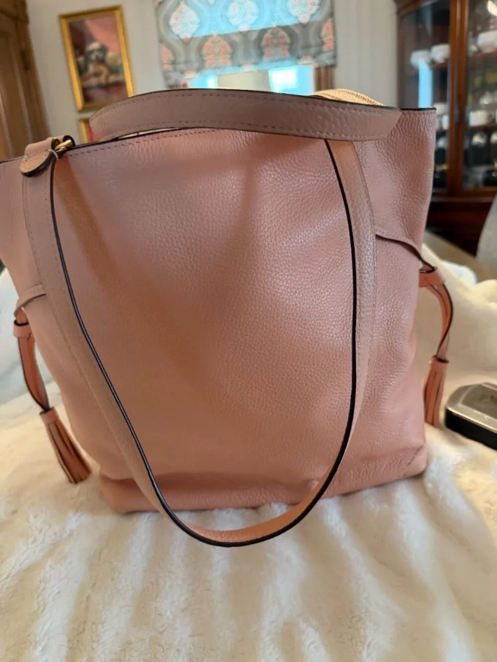 Coach bag with matching wallet